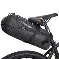 Sacoche de selle vélo CycloPack noire, vue de profil